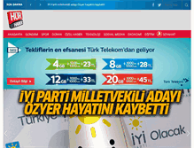 Tablet Screenshot of hurhaber.com